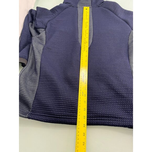 Nike Women's Hoodie Full Zip Performance Fleece Blue Funnel Neck Running Small S - Picture 4 of 9